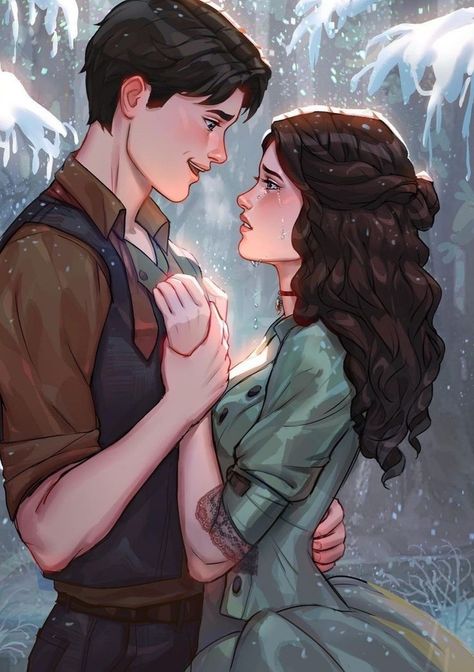 Artist: @/frostbite.studios on IG Marco And Celia Fanart, The Night Circus Characters, Marco And Celia Night Circus, The Night Circus Fanart Marco And Celia, The Night Circus Marco, The Night Circus Fanart, Celia And Marco, Classical Academia, Frostbite Studios