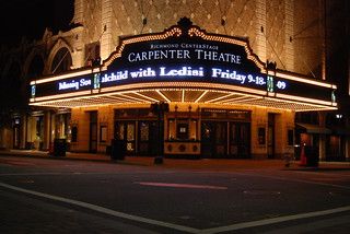 Theater Marquee, Illuminated Lettering, Movie Theater Aesthetic, Art Deco Theater, Movie Marquee, Vintage Theatre, Kids Theater, Hotel Entrance, Dream Venue