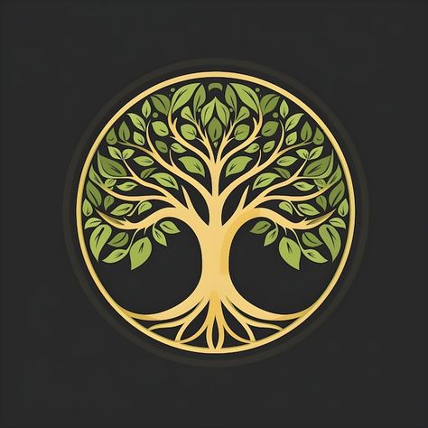 Photo beautiful tree of life digital art... | Premium Photo #Freepik #photo Tree Of Life Logo, Cloisonne Art, Logo Tree, Hotel Business, World Tree, Tree Logo Design, Tree Of Life Symbol, Wall Art Diy Paint, Tree Of Life Art