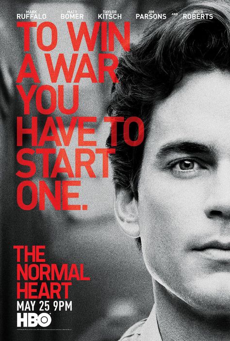 The Normal Heart - Matt Bomer The Normal Heart, Indie Movie Posters, Xavier Dolan, Normal Heart, Heart Poster, Indie Movies, Mark Ruffalo, Matt Bomer, Christian Grey