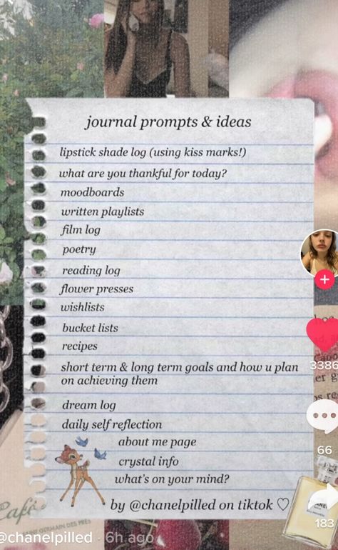 Tiktok Page Ideas, Journal Prompts Tiktok, Cool Journal Pages, Journal Name Page, Journal Prompts Fun, Fun Journal Prompts, Everything Journal, Fun Prompts, Journal Inspiration Writing