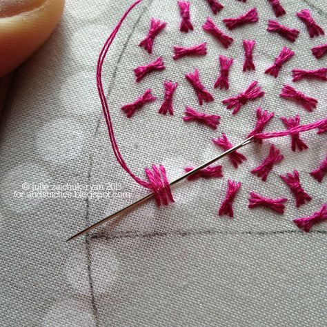 Sheaf - 3 | by juliezryan Stitches Embroidery, Embroidery Stitches Tutorial, Pola Sulam, 자수 디자인, Silk Ribbon Embroidery, Hand Embroidery Stitches, Hand Embroidery Patterns, Embroidery Inspiration, Embroidery Tutorials