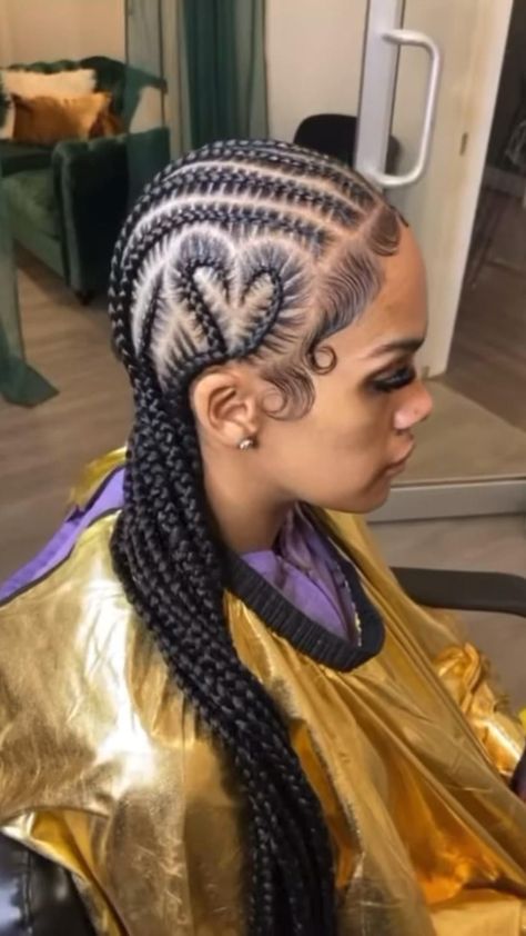 8 Feed In Braids, Braids Hairstyles Box Braids, Braids For Black, Big Box Braids, Braided Hairstyles For Black Women Cornrows, Hair Charms, Big Box Braids Hairstyles, Birthday Hairstyles, Feed In Braids Hairstyles