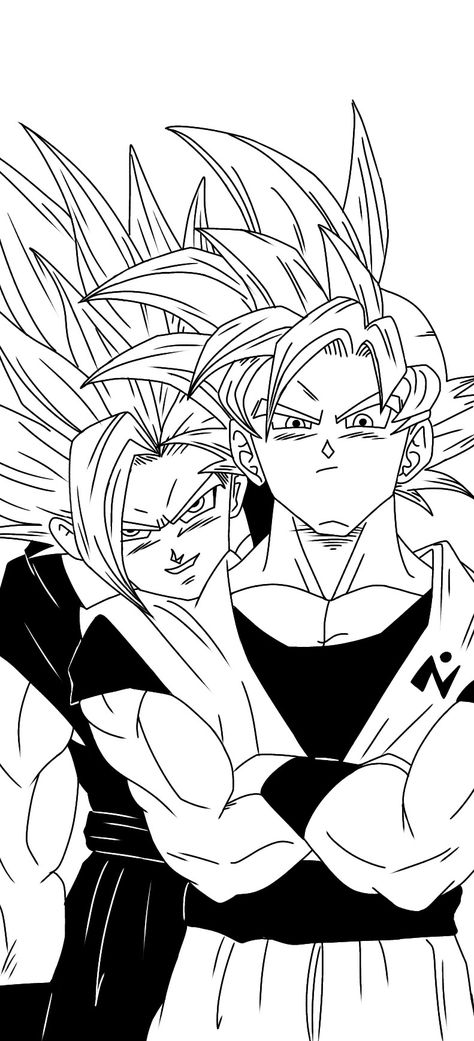 When A Character, Good Parents, Goku Manga, Goku And Gohan, Epic Drawings, Ball Drawing, Dragon Ball Painting, Dragon Ball Super Art, Goddess Artwork