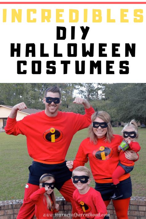 Dash And Violet, Incredibles Costume Diy, Disney Family Costumes, Family Themed Halloween Costumes, Incredibles Costume, Themed Costumes, Meme Costume, Halloween Costumes Kids Boys, Disney Cheap