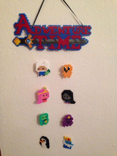 Perel Bead Ideas Cute, Perler Bead Coraline, Portal Perler Beads, Bmo Perler Beads, Adventure Time Perler Beads Marceline, Adventure Time Pearler Beads, Melty Bead Designs, Hamma Beads Ideas, Easy Perler Bead Patterns