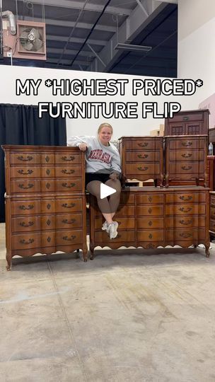 How To Add Legs To A Dresser, Diy Dresser Makeover Ideas, Kent Coffey Dresser, Dresser Flip, Dresser Flips, Flipped Furniture, Redoing Furniture, Armoire Makeover, Diy Dresser Makeover