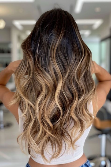 hair hairstyles,hair styles for long hair,hair cut,hair beauty,hair styles for medium hair,hair and skin and nails,hair hairstyling,hair length,hair straightener,hair drawing,hair cuts,hair colors #HairstyleTrends #HairTransformation #CurlyHairRoutine #BraidedHairstyles #HairColorInspiration #HairCareTips #ShortHairStyles #BalayageHair #WeddingHairstyles #HairAccessories #NaturalHair #HealthyHair #LongHairDontCare #MensHair #HairGoals #EasyHairstyles #HairGrowth #UpdoHairstyles #BlondeHair #HairProducts Brown Balayage Side Part, Hombre Hair Brown, Brunette Balayage Hair Spring, Brown On Top Blonde On Bottom Hair, Fun Balayage Hair, Ombre Hair Color Long, Natural Balayage Brunette Sun Kissed, Ribbon Balayage, Full Balayage Brunettes