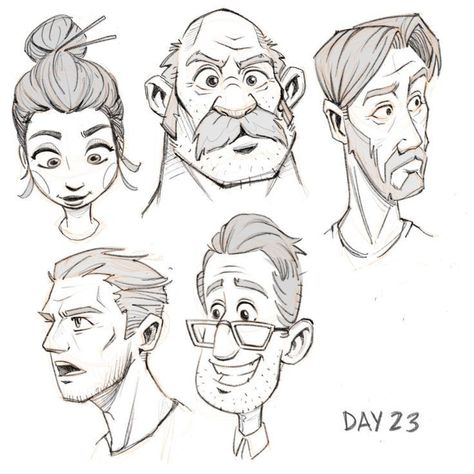 Pinterest -  Faces character design-Gesichter Charakter Design  Faces character design,  #character #design #gesichter  -#Character #design #faces Comic Book Characters Sketches, Cartoon Character Anatomy, Cartoon Faces Reference, Different Faces Drawing Character Design, Simple Character Sketch, Cartoon Tutorial Character Design, Stylized Character Drawing, Character Design Comic Style, Cartoon Sketches Character Design Animation