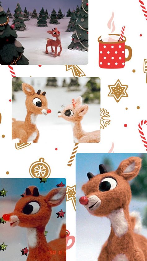 Not my photos Rankin Bass Christmas Wallpaper, Rudolph Wallpaper Iphone, Rudolph The Red Nose Reindeer Wallpaper, Rudolph The Red Nosed Reindeer Wallpaper, Therian Christmas, Rudolph Wallpaper, Reindeer Wallpaper, Claymation Christmas, Christmas Movie Night