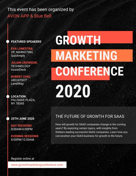 Conference Branding, Conference Poster, Event Poster Template, Conference Event, Business Poster, Information Poster, Event Poster Design, Conference Design, Growth Marketing