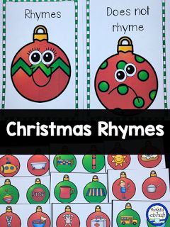 A blog about early childhood education, kindergarten and teaching. Christmas Positional Words Preschool, Christmas Rhyming Activities Preschool, Christmas Rhymes For Preschool, December Activities For Kindergarten, Christmas Literacy Preschool, Christmas Early Years Activities, Christmas Literacy Activities Preschool, Christmas Rhyming Activities, Christmas Activities Kindergarten