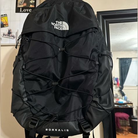 The North Face Borealis Women’s Backpack Borealis Backpack Aesthetic, North Face Backpack Outfit, The North Face Backpack Aesthetic, North Face Backpack Borealis, Black North Face Backpack, Backpack Sketch, The North Face Backpack, North Face Recon, Levi Jean Jacket