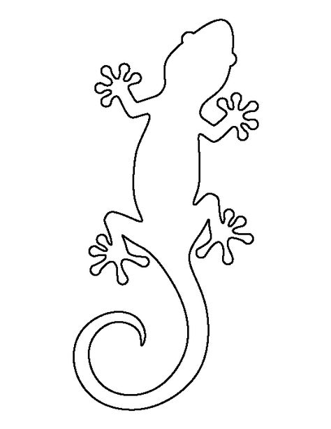 Gecko Coloring Pages - Best Coloring Pages For Kids Animal Templates, Animal Stencil, Art Pierre, Pond Life, Outline Drawing, Coloring Pages To Print, Aboriginal Art, Dot Painting, Mosaic Patterns