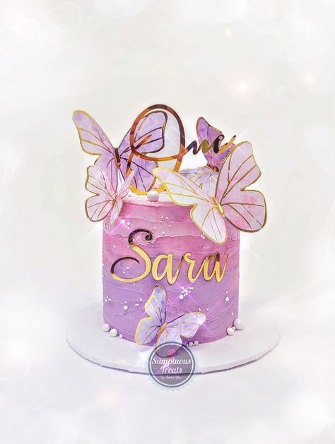 2nd Birthday Cake Girl, Butterfly Themed Cake, Butterfly Cake Design, Baby Dedication Cake, Butterfly Baby Shower Cake, Butterfly Theme Cake, Christening Cake Girls, Dedication Cake, Butterfly 1st Birthday