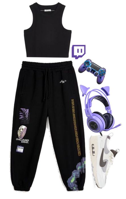 gamer comfy outfit Outfit | ShopLook Gamer Outfits Girl, Gamer Style Outfits, Gamer Aesthetic Outfit, Gamer Girl Outfit Aesthetic, Gamer Outfits Aesthetic, Gamer Girl Aesthetic Outfits, Gamer Girl Outfit, Gamer Outfit, Outfit Drawing