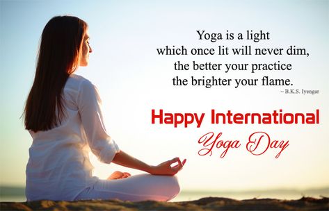 #YogaDay2018 #InspirationalYogaDay  #InternationalYogaDay2018 Yoga Day Quotes, Happy Yoga Day, Yoga Words, Yoga Thoughts, World Yoga Day, Happy International Yoga Day, Believe In Yourself Quotes, Happy Yoga, Hd Quotes