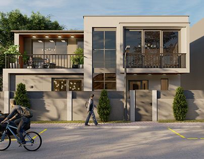 200 Sqm House Design, 200sqm House, Illustration Architecture, Revit Architecture, Autodesk Revit, Architecture Concept, Architecture Visualization, Concept Architecture, House Inspiration