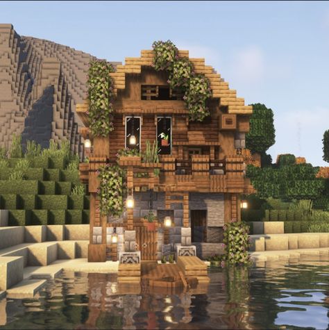 Modern Minecraft Houses Interiors, Modern Minecraft Houses Tutorials, Minecraft House Survival, Minecraft House Ideas Survival, Simple Minecraft House, Minecraft House Blueprints, Minecraft Houses Modern, Minecraft Houses Tutorials, Modern Minecraft House