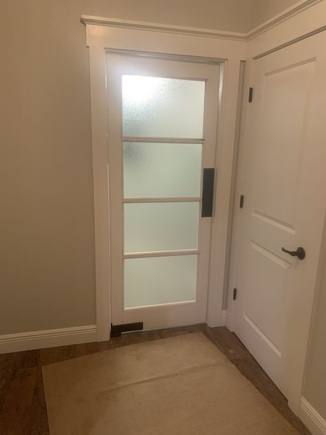 Swinging Laundry Room Door, Swinging Doors Laundry, Mudroom Pantry Laundry Combo, Doors For Laundry Room, Swinging Doors Kitchen, Push Doors, Mudroom Pantry, Mud Room Laundry Room Combo, Laundry Room Combo