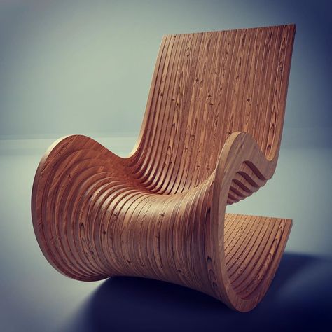 Bonitum on Instagram: “Rocking chair #bonitum #woodworking #chair #rockingchair #cncdesign #cncart #furnituredesign #3dmodeling #cncmodeling #vectric #vcarve” Cnc Products, Home Basketball Court, Woodworking Chair, Cnc Art, Plywood Chair, Cnc Design, Chair Dimensions, Rocking Chairs, Rocking Chair