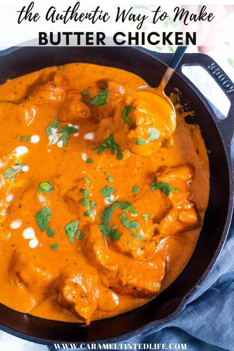 Chicken Recipe Indian, Butter Chicken Recipe Indian, Butter Chicken Recipe Easy, Murgh Makhani, Tandoori Roti, Indian Butter Chicken, Easy Butter, Indian Chicken, Recipe Indian