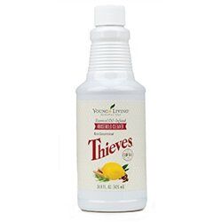 Young Living Thieves, Thieves Oil, Thieves Cleaner, Thieves Household Cleaner, Thieves Essential Oil, Cleaning Painted Walls, Carpet Cleaning Hacks, Household Cleaner, Glass Spray Bottle