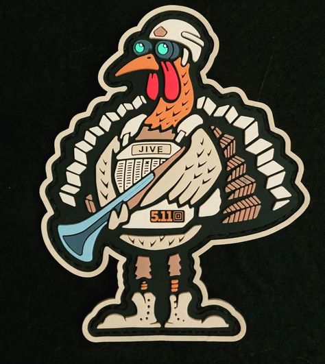 5.11 Jive Turkey patch. Perfect for November! #511 #511tactical #511patchcollector #511patch #511patches #moralepatch #moralepatches 511 Tactical, 5.11 Tactical, Morale Patch, Jive, Cool Gadgets To Buy, Tactical Gear, Cool Gadgets, Vehicle Logos, Body Art