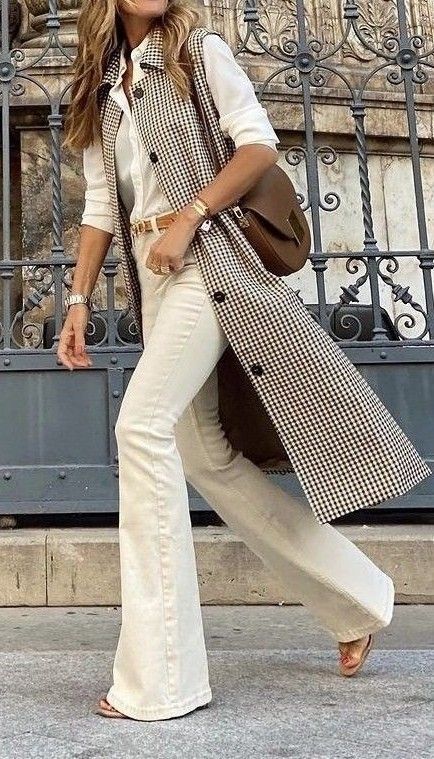 Mode Casual, Looks Street Style, Fashion Mode, Business Casual Outfits, White Pants, Work Fashion, How To Style, Outfits Casuales, Moda Fashion