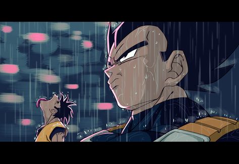 Rain Meme, Dbz Funny, Dbz Memes, Drawing Meme, Goku Y Vegeta, Image Dbz, Dragon Z, Dragon Ball Super Art, Dbz Art