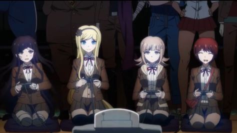 Danganronpa Despair Arc, Hopes Peak Academy, Danganronpa Official Art, Mahiru Koizumi, Academy Uniform, Sonia Nevermind, Academy Uniforms, Nanami Chiaki, Hope's Peak Academy