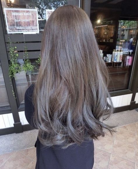 My hair color... soft, cocoa brown with ash tones Light Ash Brown Hair Color, Light Ash Brown Hair, Hair Color 2017, Ash Brown Hair Color, Ash Hair, Ash Brown Hair, Ash Hair Color, Brown Balayage, Super Hair