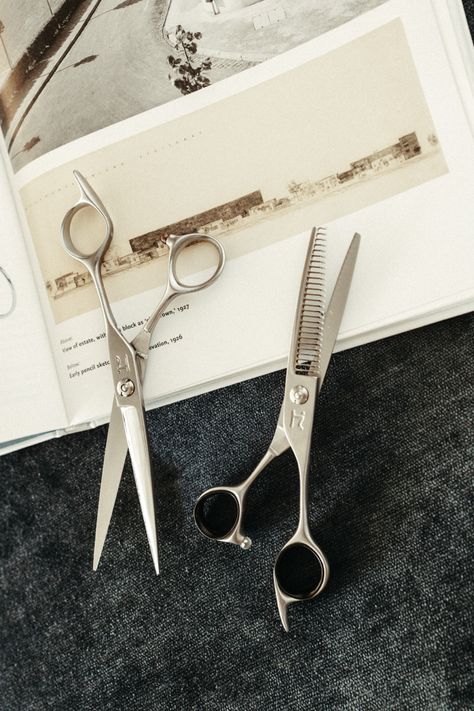 Hair Scissors Aesthetic, Hair Tools Aesthetic, Hairdresser Branding, Hairdresser Aesthetic, Scissors Aesthetic, Hair Mood Board, Hairstylist Branding, Hair Salon Marketing, Product Post