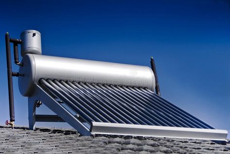 Solar Water Heater - Evacuated Glass Tubes. Solar energy, a renewable energy sou , #ad, #Tubes, #Glass, #renewable, #energy, #Water #ad Water Heater Diy, Solar Thermal Energy, Solar Diy, Solar Hot Water Heater, Water Geyser, Solar Heating System, Eco Technology, Solar Hot Water System, Garage Build