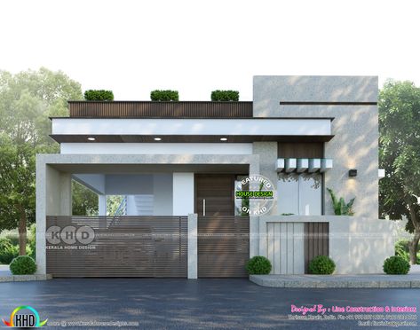 1 Floor Elevation Design Modern, Single Floor Modern Elevation, House Elevation Ground Floor, 2 Bedroom House Plans Modern Design, 40 Feet Front Elevation Modern, Front Elevation Designs Modern Ground Floor, Ground Floor House Elevation, 20 Feet Front Elevation Modern, Ground Floor House Design