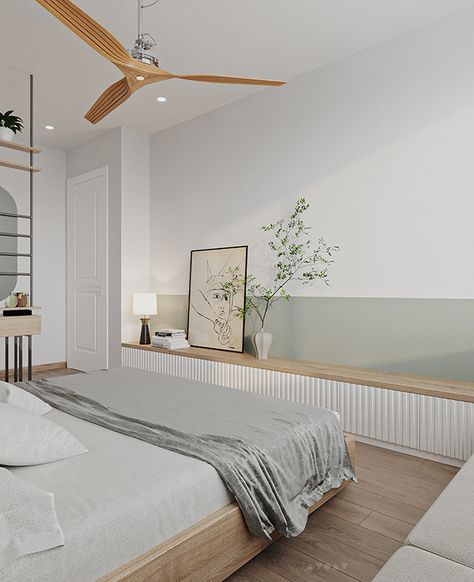 Behance Exterior, Japandi Bedroom, Colors 2023, Small Bedrooms, Japandi Interior, Bed Design Modern, 2023 Trends, Bedroom Designs, Room Decorations