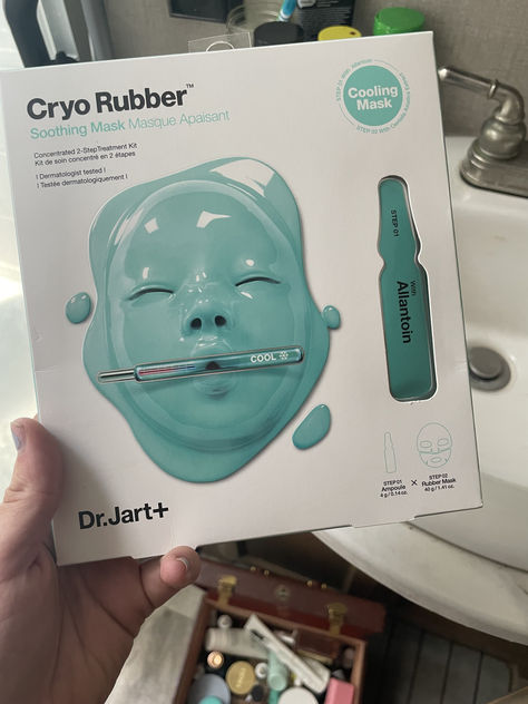 DR.JART+ Cryo Rubber™ Face Mask with Soothing Allantoin Face Mask Korean, Soothing Face Mask, Mask Korean, Dr Jart, Korean Skin Care, Korean Skin, Korean Skincare, Beauty And Personal Care, Face Mask