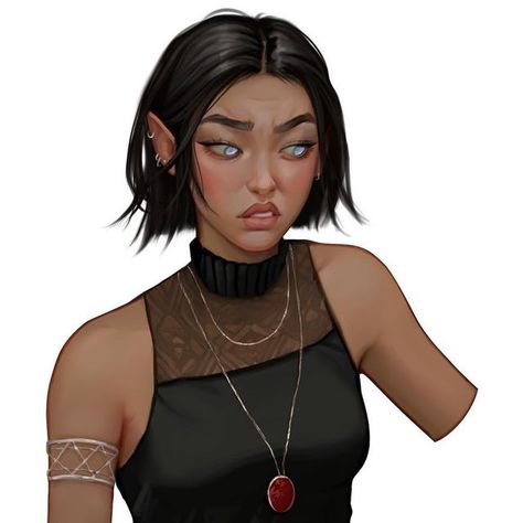 eileen 🍊 on Instagram: "Amren WIP please ignore the fact that she only has one arm lol #acotar" Armen Acotar, Amren Acotar Fanart, Amren Fanart, Amren Acomaf, Amren Acotar Beast, Azriel Acotar Eyes, Elain And Nesta Cauldron, Evil Elain Acotar, Acotar Alis