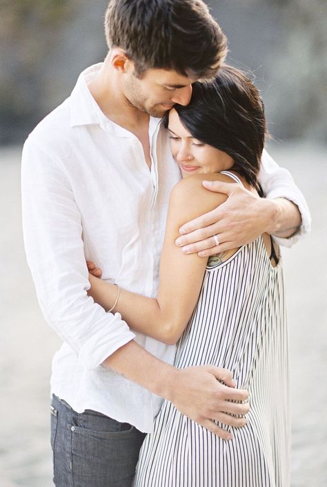 Best Beach Engagement Inspiration . . photographer: Lisa Catherine Photography / location: Navarro River Redwoods State Park / event: Erich Mcvey Photography Workshop / creative direction & styling: Ginny Au assisted by Charlene Tea / art direction: Kaela Rawson for Ginny Au / dress boutique & menswear: ZARA / hair & makeup: Emily Newman ​& Kaela Rawson / models: ​​​Tony and Hannah Culver for Muse Models / sponsors: Neve Albums, Once Wed, PhotoVision Printing, Fuji Film, Pixieset, & Make & Stow Erich Mcvey, Fuji Film, Photography Location, Beach Session, Romantic Photoshoot, Beautiful Beach Wedding, Photography Workshop, Wedding Couple Poses Photography, Engagement Session Outfits