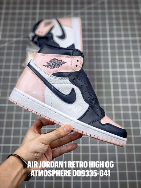 Air Jordan 1 Retro High OG Atmosphere DD9335-641 Air Dior, Jordan 1 High Og, Air Jordan 1 Retro High Og, Air Jordan 1 Retro High, Air Jordan 1 Retro, Jordan 1 Retro High, Jordan 1 Retro, Air Jordan 1, Nike Air Force Sneaker