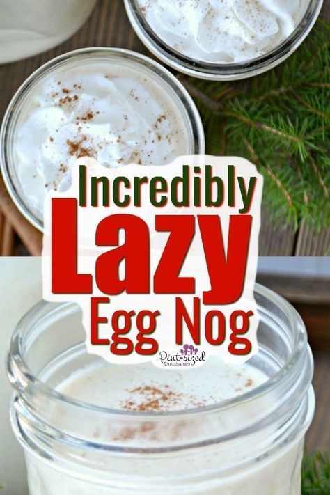 Homemade Egg Nog, Egg Nog Recipe, Homemade Eggnog Recipe, Eggnog Recipe Homemade, Easy Eggnog, Homemade Eggnog, Lazy Egg, Cookies Ideas, Eggnog Recipe