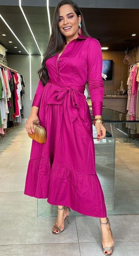 Outfit Rosa, Latest Dress Design, Work Formal, Stylish Dress Designs, Formal Outfit, African Dress, Cute Tops, Stylish Dresses, Cotton Dresses