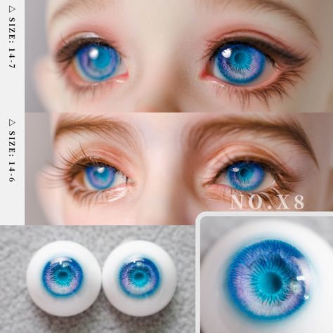 12 Color Realistic Bjd Doll Eyes,Resin Safety Eyes 10mm 12mm 14mm 16mm 18mm Small Iris Big Iris Toy Eyes for Bjd Doll Accessories Quantity: 1 pair doll eyes Doll Eyes Material: Resin Doll Eyes Size: 10mm,12mm,14mm,16mm,18mm(This doll eyes have normal iris and small iris,you can choose the size you want. Thanks!) Noted: Due to this doll eyes is handmade,so the doll eyes cannot make it 100% perfect and 100% the same as the picture,but will very close to the picture. If you mind it,please consider it carefully before make an order. Thanks! Noted: Only for the doll eyes, not include the doll and other accessories! About Shipping Free Shipping with Tracking number, Normally it takes 2-3 weeks to Asia/ Europe / North America/ Australia after shipment. Ins:beckystudio_art Bjd Doll Eyes, Iris Eye, Doll Makeup, Aesthetic Eyes, Anime Dolls, Doll Eyes, Doll Parts, Safety Eyes, Bjd Doll