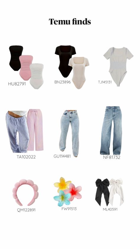 #temufinds #finds #temu #shein #outfits Temu Codes, Temu Finds, Shein Outfits, School Outfits, Cute Outfits, Clothes