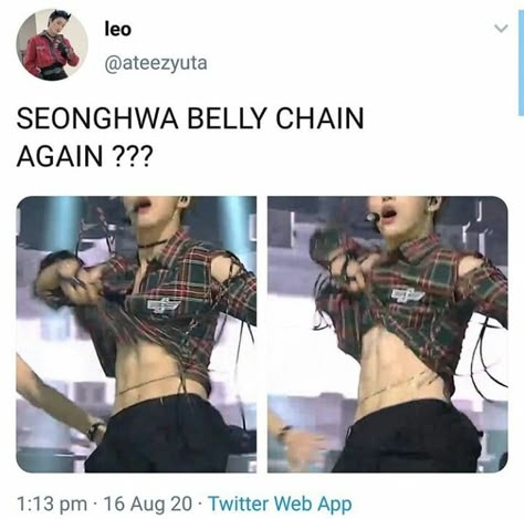 Seonghwa Waist Chain, Ateez Meme, Ateez Memes, Why Do Men, Kang Yeo-sang, Seong Hwa, Sans Cute, Park Seong-hwa, Seonghwa Ateez