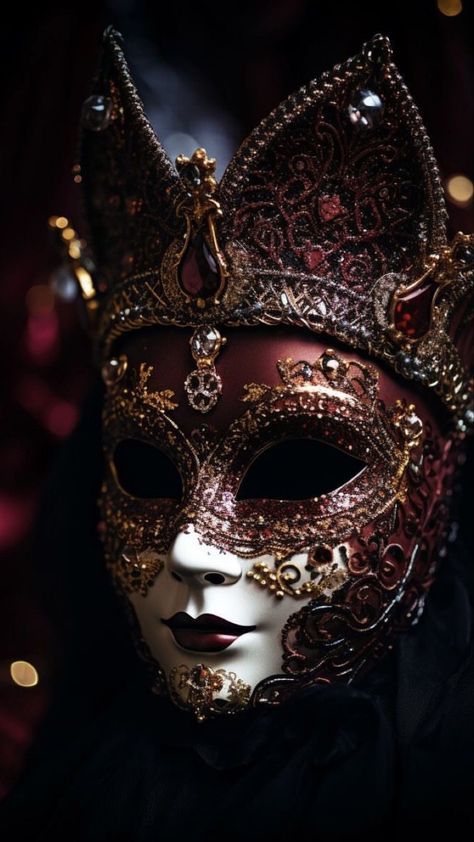 Masquerade Aesthetic Dark, Masquerade Aesthetic, Masquerade Ball Party, Venice Mask, Venetian Masquerade Masks, Venetian Carnival Masks, Venetian Masquerade, Gothic Fantasy Art, Venetian Masks