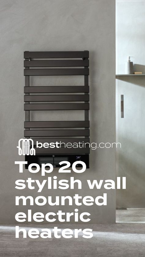 When it comes to wall mounted electric heaters, the words modern, stylish or elegant don’t usually come to mind! 😂⁠
⁠
But thankfully, the bulky designs and exposed fins are long gone! 🙌⁠

Take a look at our top 20 stylish wall mounted electric heaters! Bathroom Heater, Electric Heaters, Cosy Room, Air Conditioning Unit, Portable Heater, Long Gone, Designer Radiator, Electric Heater, Latest Design Trends