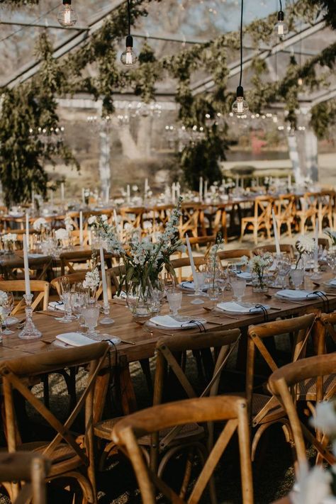 Greenery Cafe, Vanilla Photography, Hanging Greenery, Clear Tent, Urban Wedding Venue, Reception Inspiration, Vermont Wedding, Tent Reception, Wedding Venue Inspiration