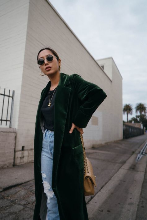 Velvet Duster Outfit, Duster Shirt, Duster Outfit, Boyfriend Boyfriend, Velvet Duster, Duster Coats, Overall Outfit, With Boyfriend, Song Of Style