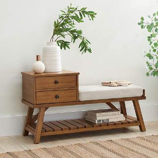 Small Entryway Bench, Entrance Bench, Wood Entryway Bench, Entryway Bench Storage, Shoes Storage, River Lodge, Seni Dan Kraf, Grandin Road, Sunrooms